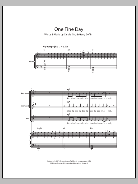 One Fine Day (Choir) von Carole King