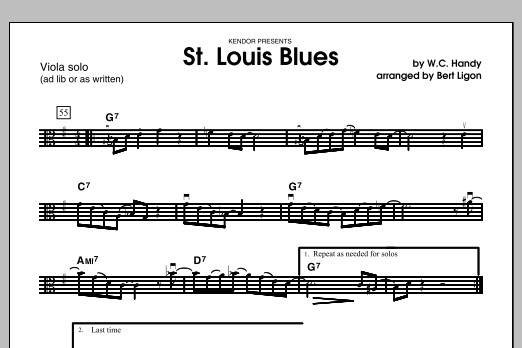 St. Louis Blues - Viola Solo (Orchestra) von Ligon