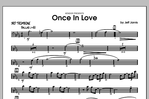 Once In Love - Trombone 3 (Jazz Ensemble) von Jarvis