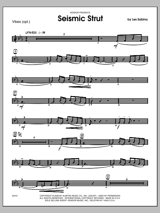 Seismic Strut - Vibes (Jazz Ensemble) von Les Sabina