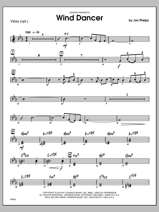 Wind Dancer - Vibes (Jazz Ensemble) von Phelps