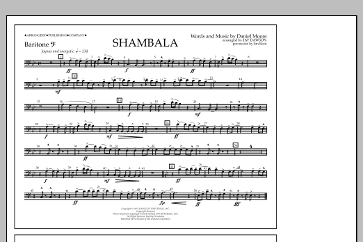 Shambala - Baritone B.C. (Marching Band) von Jay Dawson