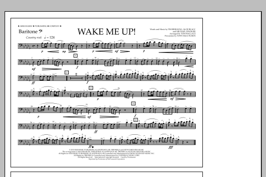 Wake Me Up! - Baritone B.C. (Marching Band) von Tom Wallace