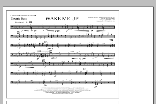 Wake Me Up! - Electric Bass (Marching Band) von Tom Wallace