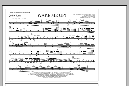 Wake Me Up! - Quint-Toms (Marching Band) von Tom Wallace