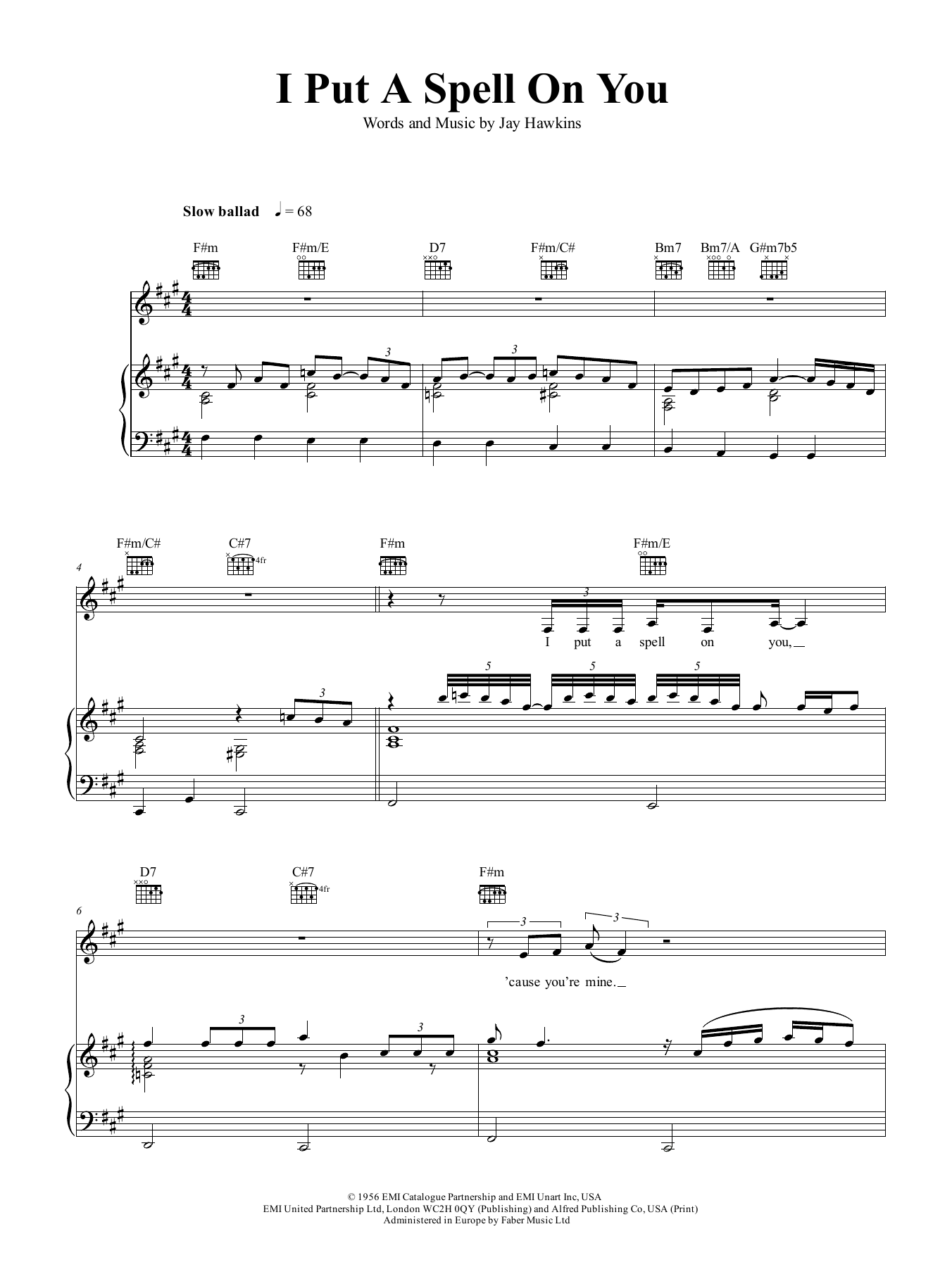 I put spell on you перевод песни. I put a Spell on you Ноты. I put a Spell on you Ноты для фортепиано. I put a Spell on you Annie Lennox Ноты. I put a Spell on you от Annie Lennox.