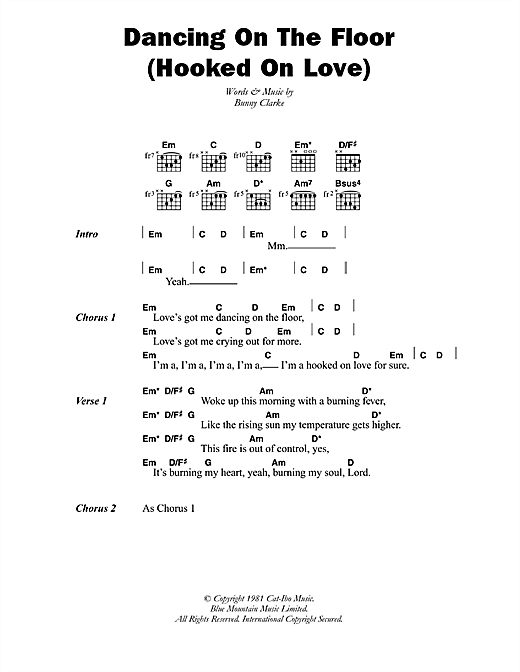 Dancing On The Floor (Hooked On Love) (Guitar Chords/Lyrics) von Third World