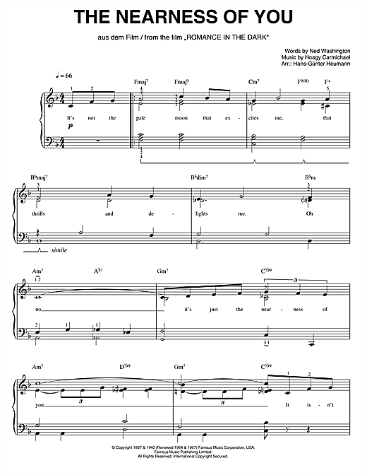 The Nearness Of You (Piano & Vocal) von Norah Jones