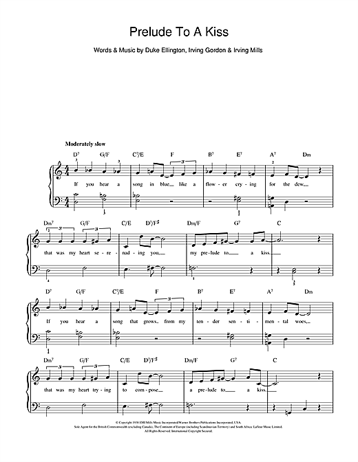 Prelude To A Kiss (Beginner Piano) von Duke Ellington