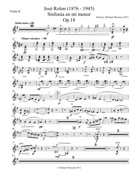 Sinfonia op. 18 