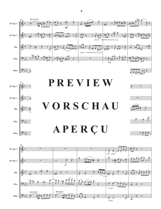 gallery: Adagio and Fugue in c minor , , (Blechbläser Quintett)