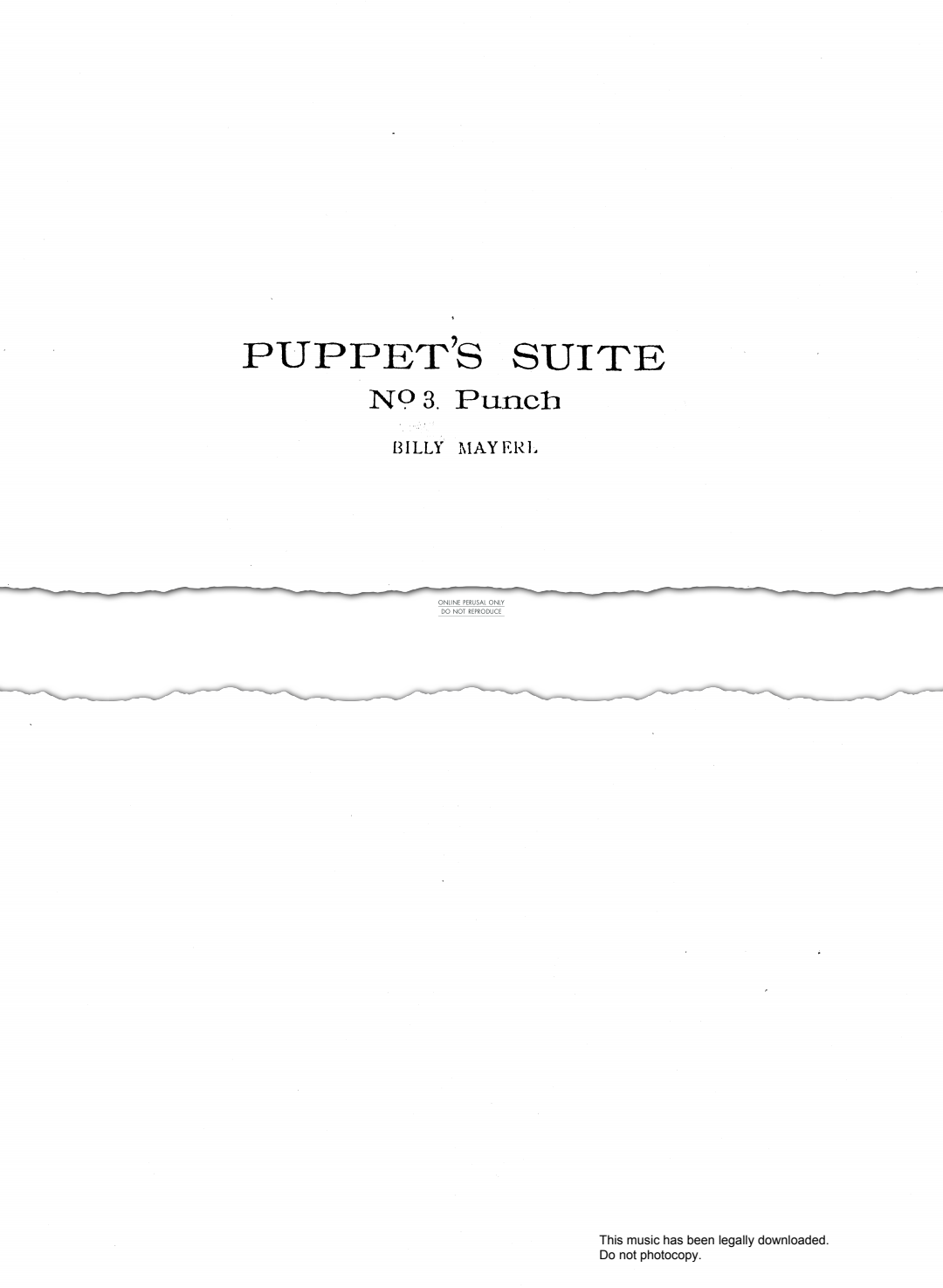 gallery: Punch (from 'Puppets Suite'), Billy Mayerl, Klavier