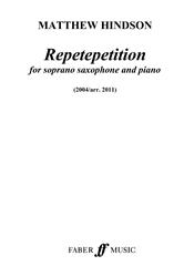 cover: Repetepetition, Matthew Hindson, Klavier, Saxophon