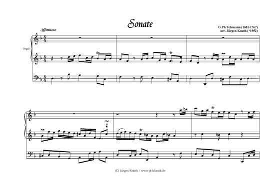 gallery: Sonate , , (Orgel Solo 2 Manuale + Pedal)