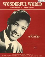 cover: Wonderful World, Sam Cooke, Gesang, Gitarre, Klavier