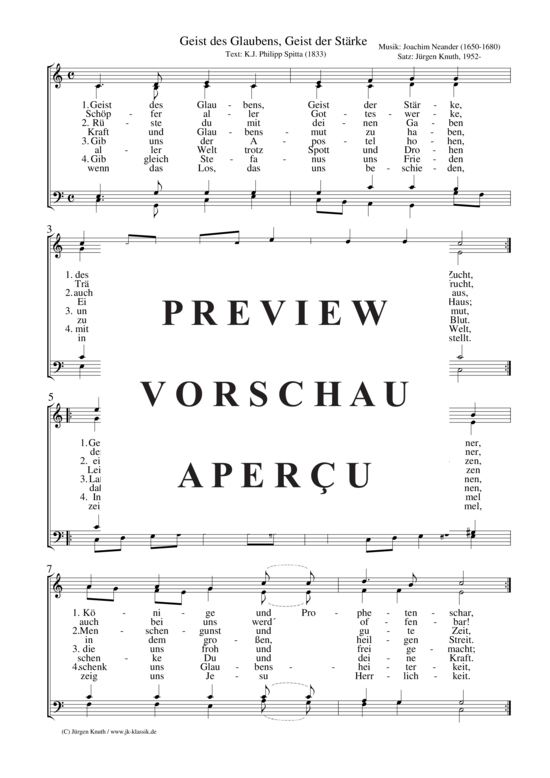 gallery: Geist des Glaubens, Geist der Stärke , , (Gemischter Chor)