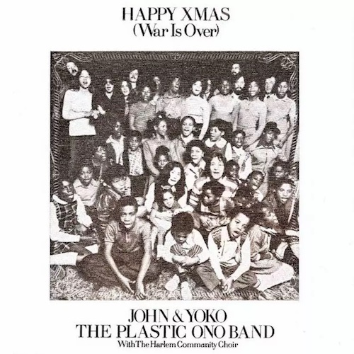 cover: Happy Xmas (War Is Over), John Lennon, Klavier