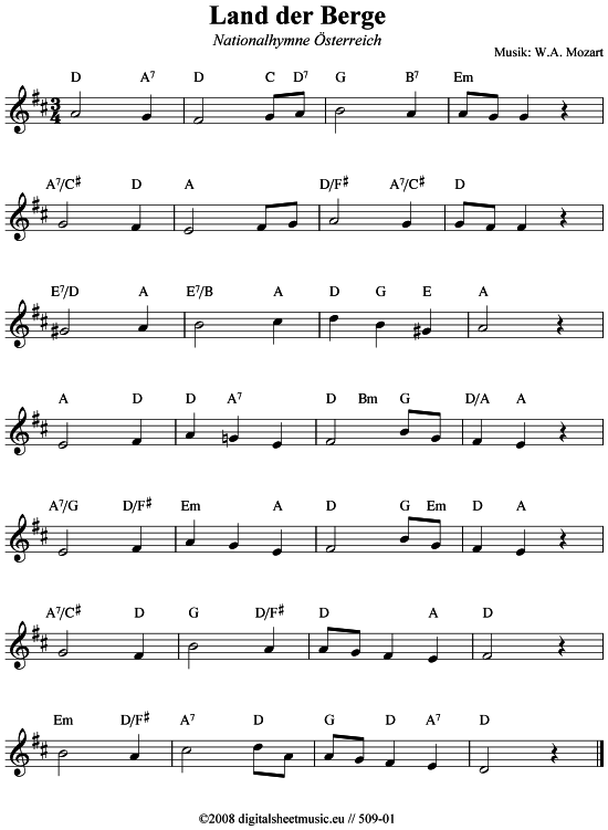 Österr. Nationalhymne