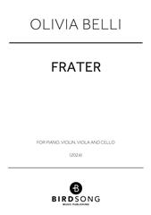 cover: Frater, Olivia Belli, Klavier, Viola, Violine, Violoncello