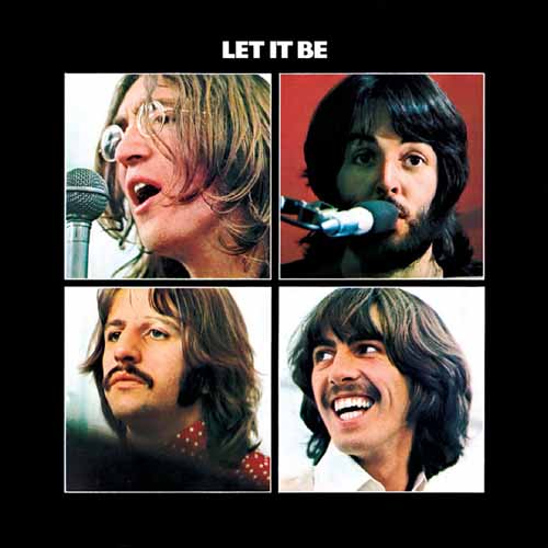 cover: Let It Be, The Beatles, Akkordeon