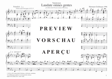 gallery: Laudate omnes gentes - Variationen , , (Orgel Solo)