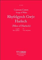 cover: Rhyfelgyrch Gwyr Harlech (Men of Harlech), Welsh Traditional, Gesang, Klavier