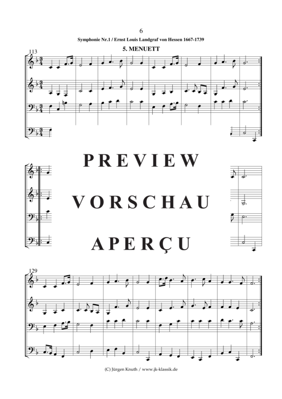 gallery: Symphonie Nr.1 / Suite-Marsch-Bourlesque-Gavotte-Menuett-Gigue , , (2x Trompete, 2x Posaune)