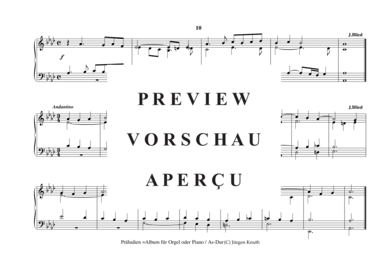 gallery: Präludien = Album für Orgel oder Piano (As-Dur) , ,  (Klavier Solo)
