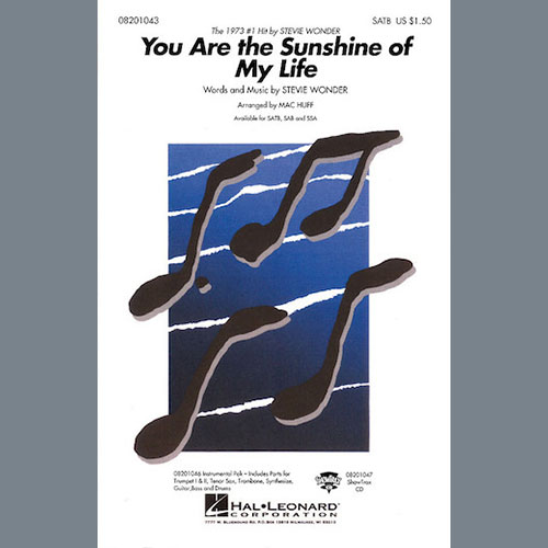 Product picture to: You Are The Sunshine Of My Life (arr. Mac Huff)