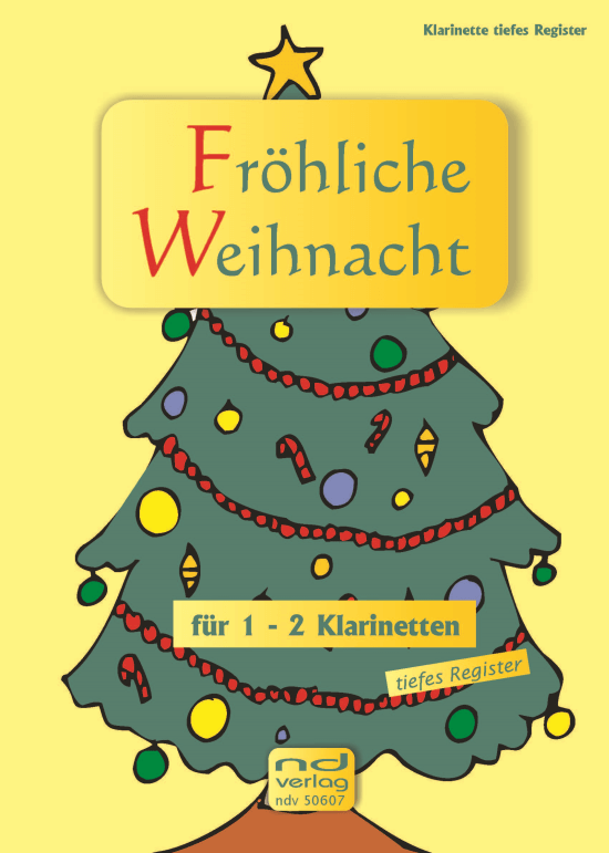 gallery: Fröhliche Weihnacht für 1-2 Klarinetten in B , , (tiefes Register)