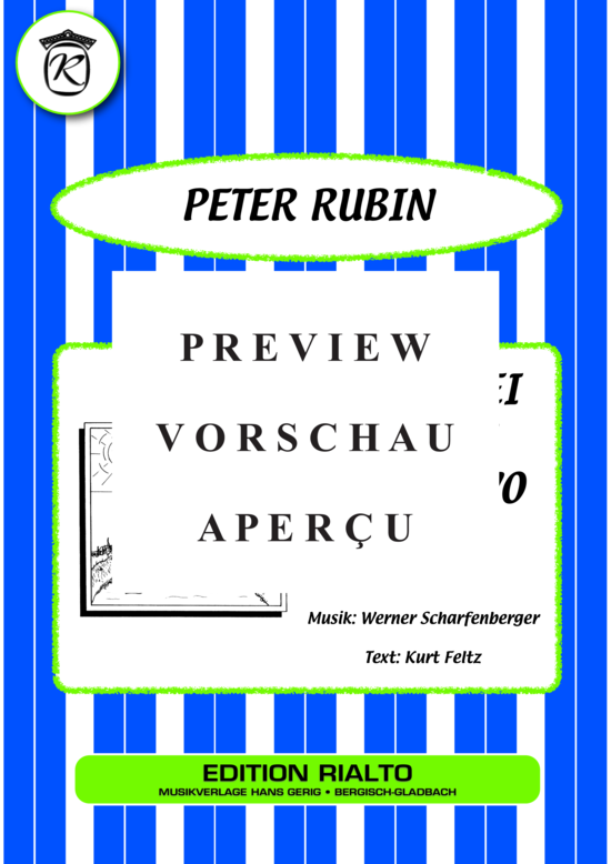 gallery: Wir zwei fahren irgendwo hin , Rubin, Peter, (Klavier + Gesang)