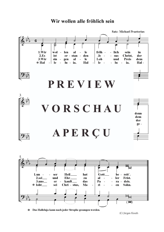 Wir wollen alle fröhlich sein 