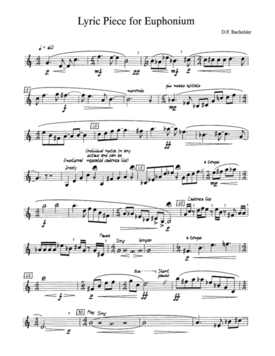 Lyric Piece for Euphonium 