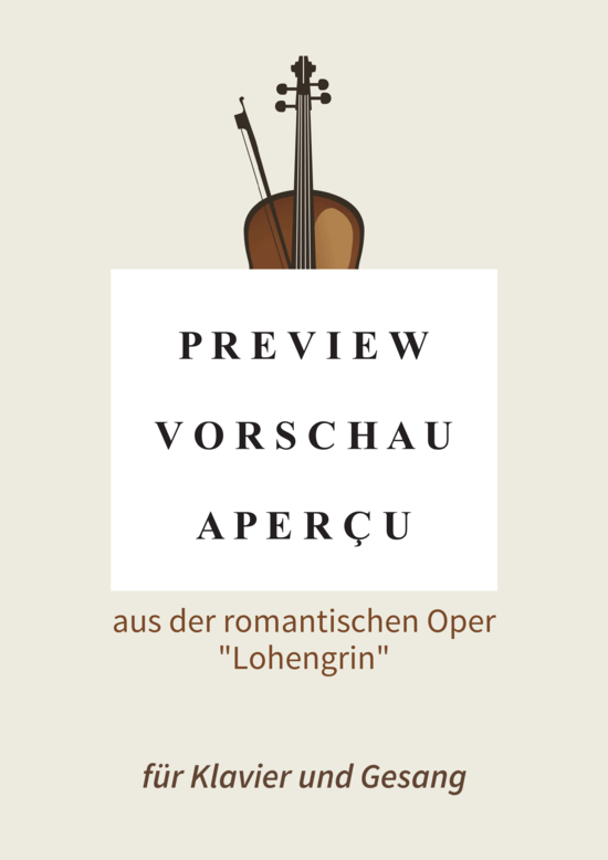 gallery: Brautchor - aus der romantischen Oper Lohengrin , , (Gesang + Klavier)