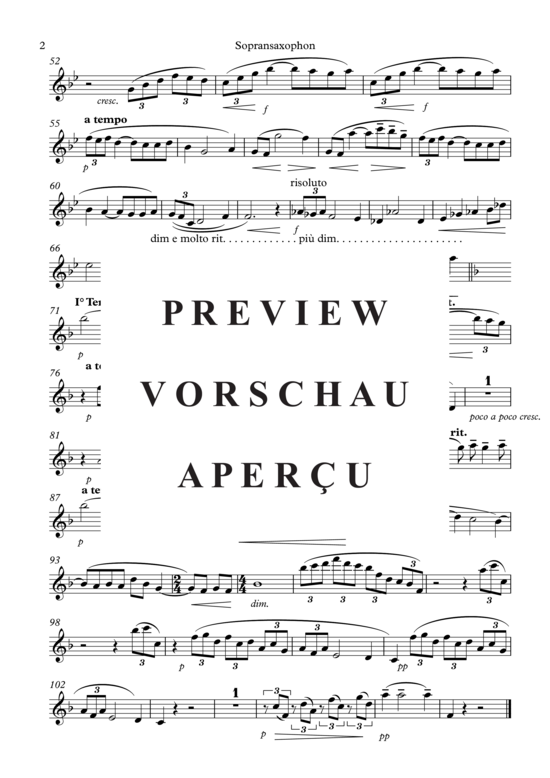 gallery: Arabesque No 1 , , (Saxophon Quartett SATB)