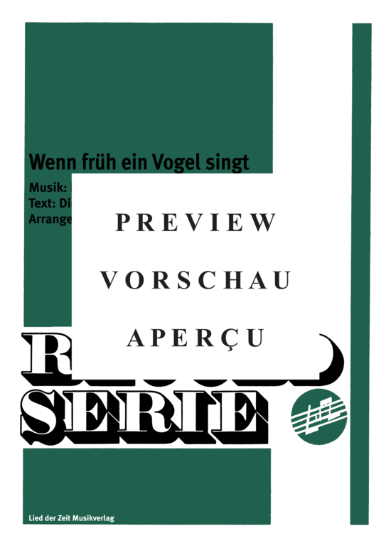 gallery: Wenn Früh ein Vogel singt , , (Salonorchester)