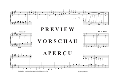 gallery: Präludien = Album für Orgel oder Piano , , (A-Dur)