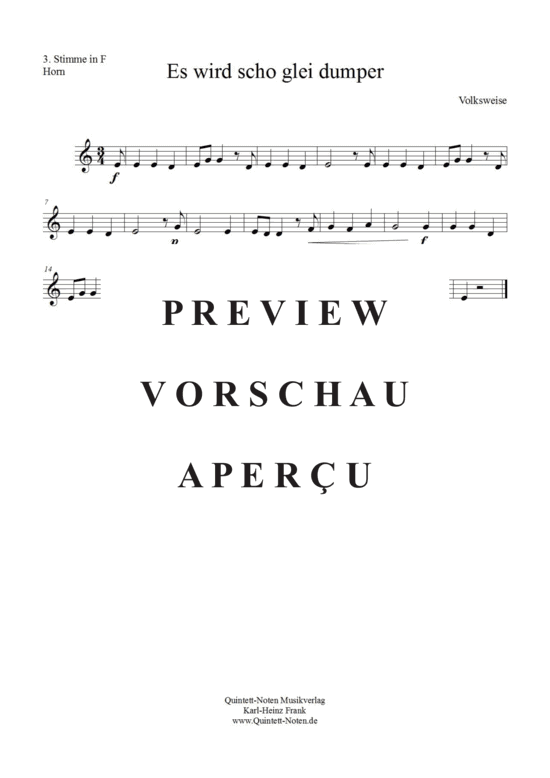 gallery: Es wird scho glei dumper, Blechbläser Quartett/Ensemble , , (variable Besetzung)