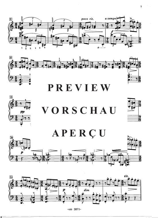 gallery: Vier kleine Klavierstücke , sm3871_preview.pdf, (Klavier Solo)