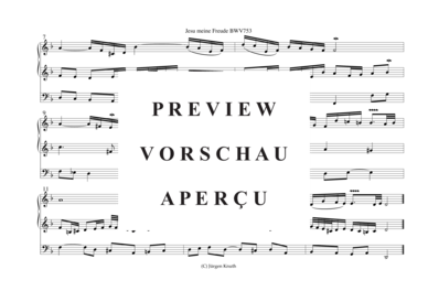 gallery: Jesu, meine Freude BWV753 (Fragment) , ,  (Orgel Solo)