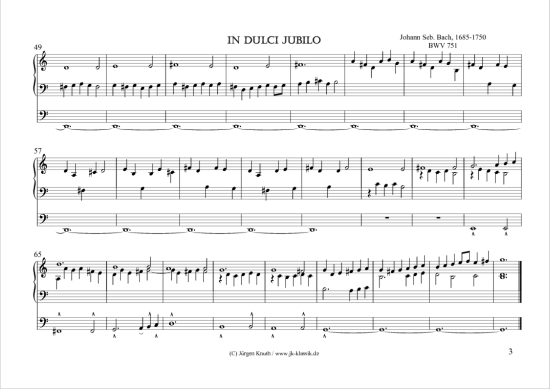 gallery: In dulci jubilo BWV 751 , , (Orgel Solo)