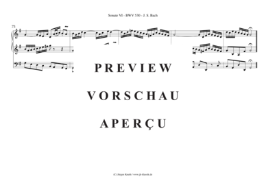 gallery: Sonate Nr.6 BWV 530 , , (Orgel Solo)