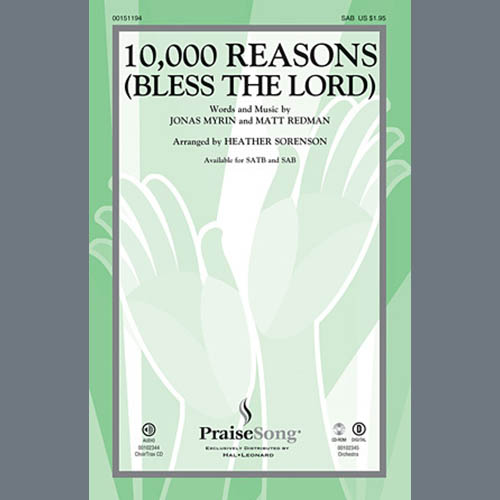 Product picture to: 10,000 Reasons (Bless The Lord) (arr. Heather Sorenson)