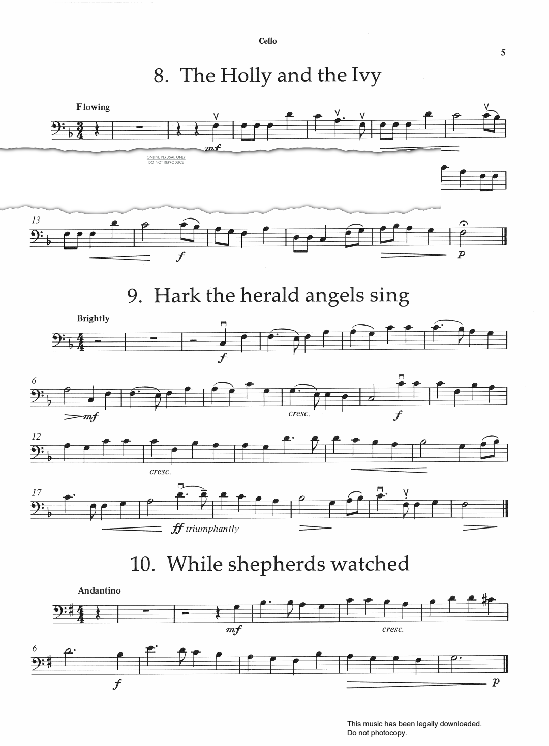 gallery: Hark The Herald Angels Sing, Felix Mendelssohn, Klavier, Violoncello