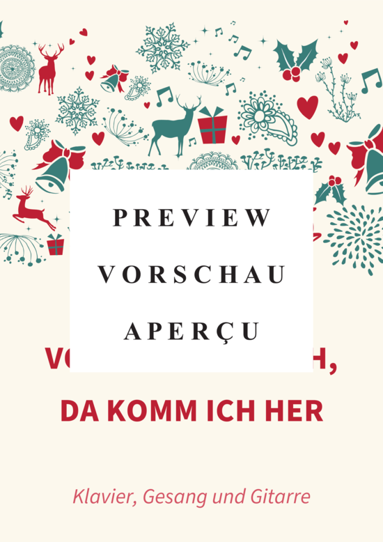 gallery: Vom Himmel hoch, da komm ich her - Bach-Choral , , (Gesang + Klavier, Gitarre)