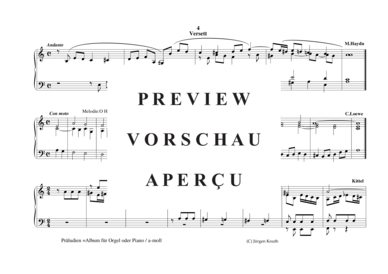 gallery: Präludien =Album für Orgel oder Piano (a-moll) , ,  (Orgel/Klavier Solo)