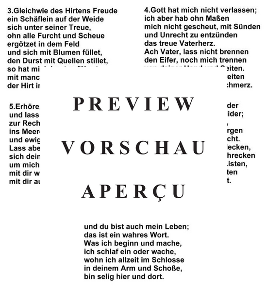 gallery: Der Tag mit seinem Lichte (BWV 443) , ,  (Gesang + Klavier/Cembalo/Orgel)