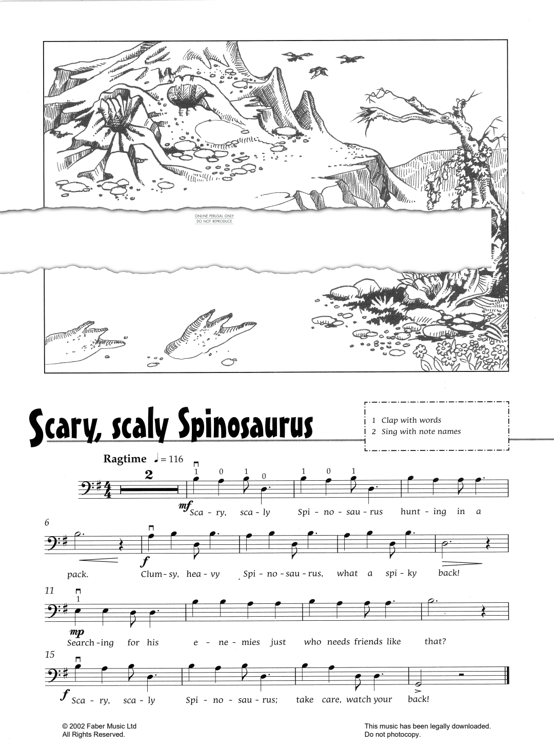 gallery: Scary, Scaly Spinosaurus, Pam Wedgwood, Klavier, Violoncello