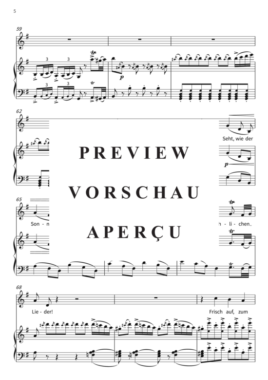 gallery: Zigeunerchor - aus Der Troubadour , , (Gesang + Klavier)