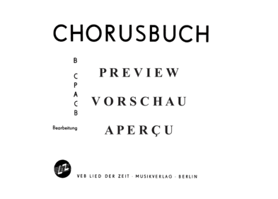 gallery: Chorusbuch , , (Klavier + Gesang)